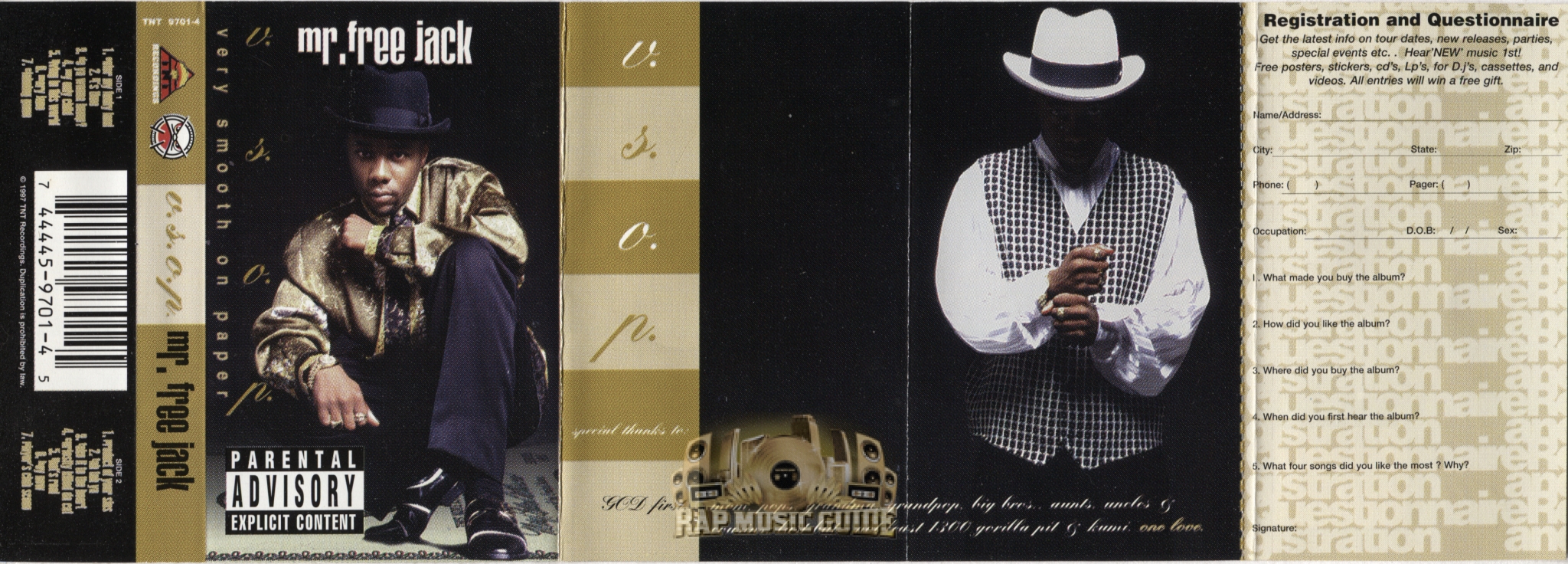 洋楽 mr free jack gansta rap og 洋楽 mr free jack gansta rap og Mr. Free Jack ‎- V.S.O.P.